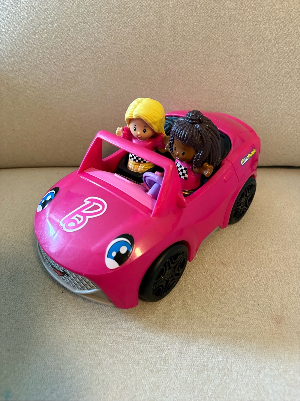Little People Barbie Convertible Car